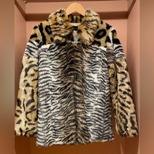 Leopard and Zebra Print Jacket